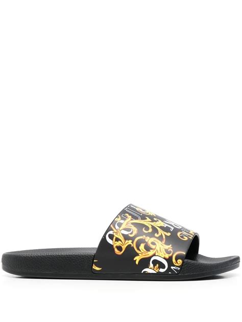 versace v printed|Buy Versace V Print Slide 'Multi' .